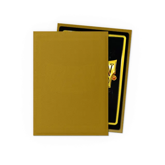 Dragon Shield Sleeves: Standard - Matte Gold (100 ct.)