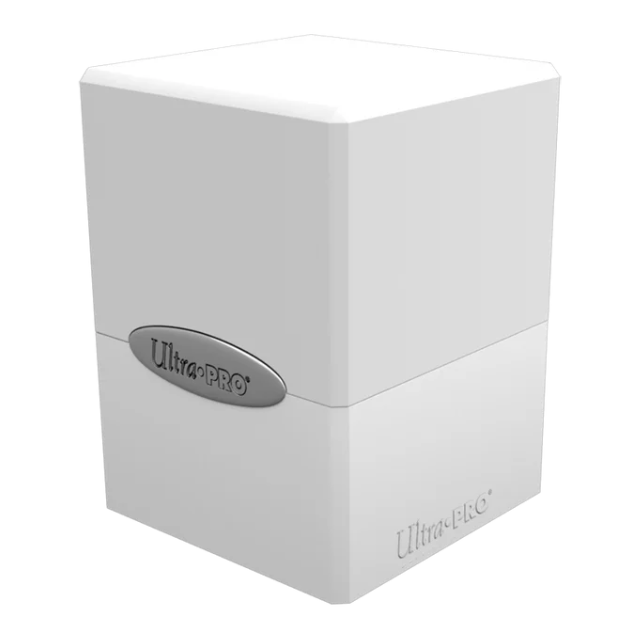 Satin Cube - Arctic White