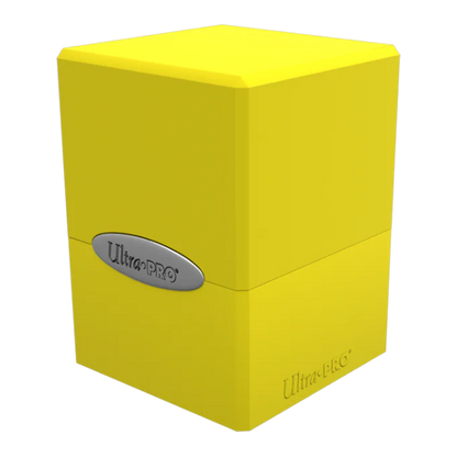 Satin Cube - Lemon Yellow