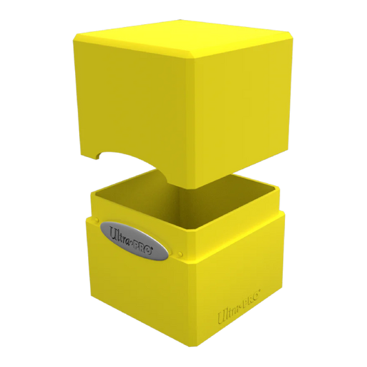 Satin Cube - Lemon Yellow